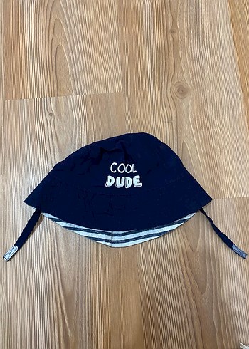 Lacivert Erkek Bebek Baskılı Şapka - Görsel 2