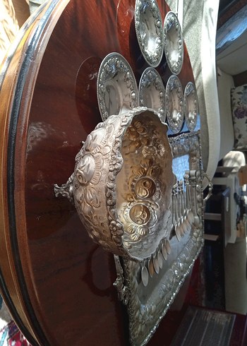 Amerikan Vintage Parlak Gümüş Kaplama Sofra Takımı - Görsel 6