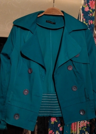 Mevsimlik ceket mavi