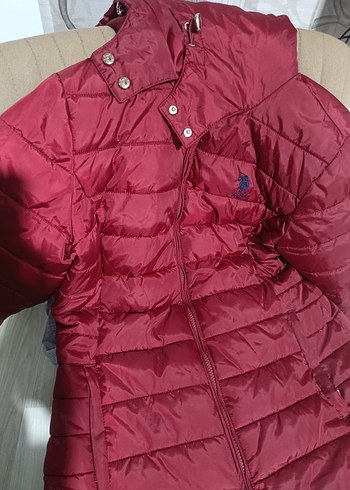 Bordo kadin mont - Görsel 2