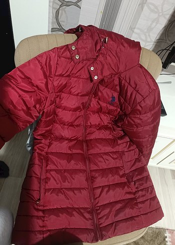 Bordo kadin mont - Görsel 3