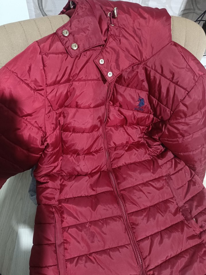 Bordo kadin mont - Görsel 2