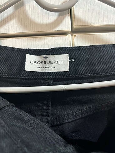 27 Beden siyah Renk Cross Jeans Diana Siyah Kot