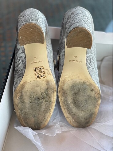 37 Beden gri Renk Nine West topuklu ayakkabı