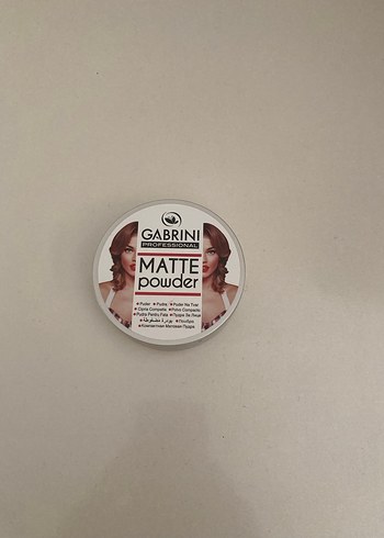 Gabrini Mat Pudra Bej - Görsel 3