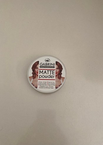 Gabrini Mat Pudra Bej - Görsel 2