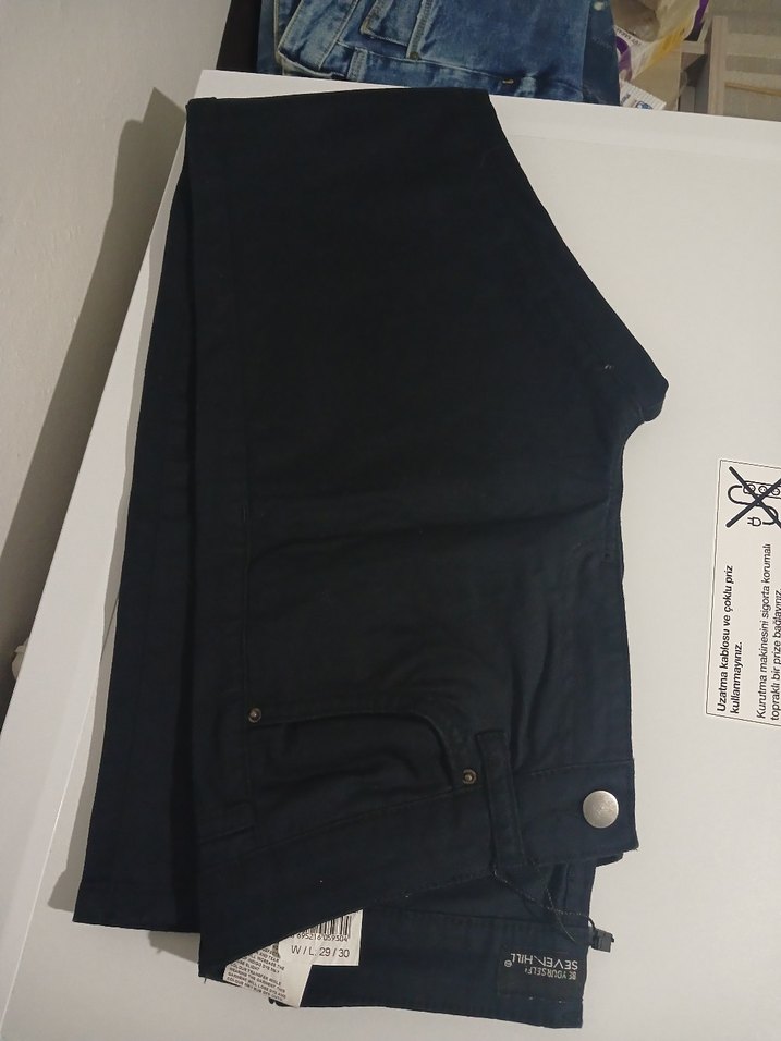 siyah kadın Pantolon - Görsel 2