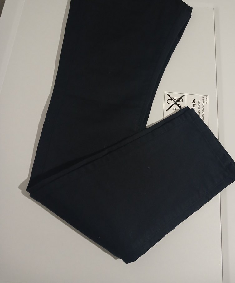 siyah kadın Pantolon - Görsel 3
