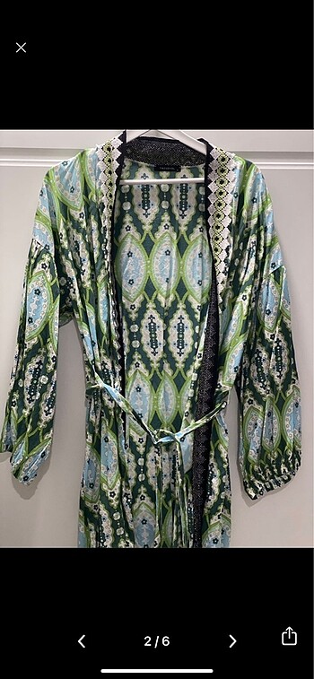 xl Beden yeşil Renk Kimono