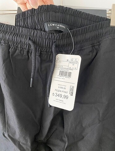 Siyah Paraşüt Pantolon