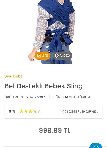 Sevi Bebe Sling