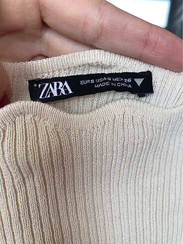 Zara Zara crop bluz