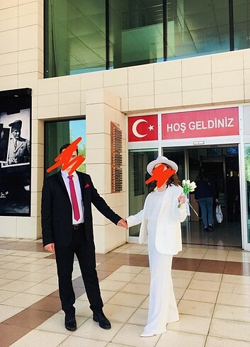 Nikah beyaz takım 