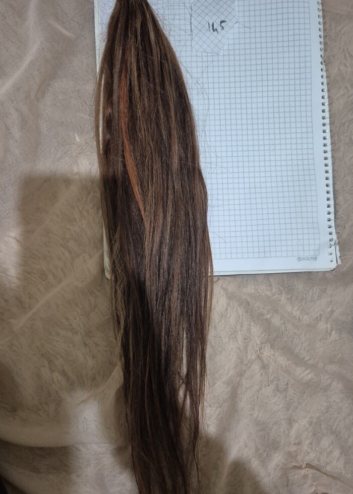 145 adet gerçek saç  - Görsel 2