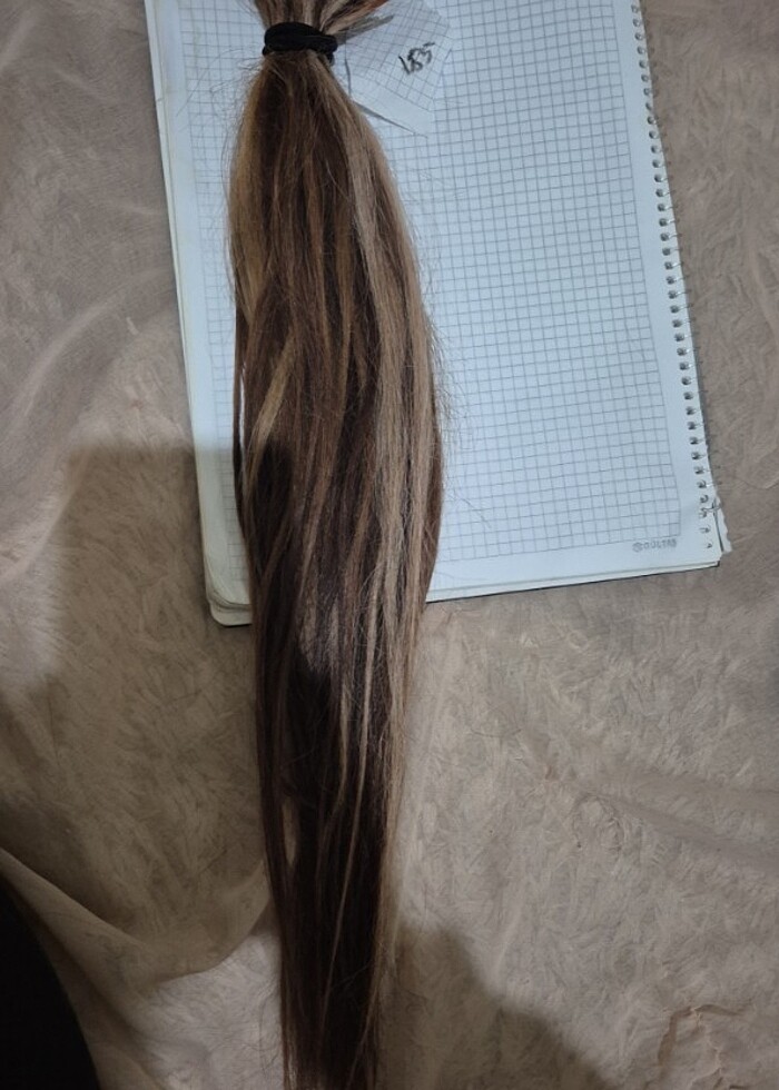185 adet gerçek saç  - Görsel 3