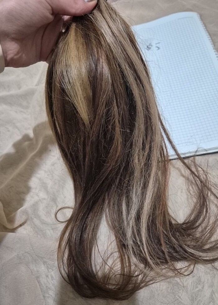 185 adet gerçek saç  - Görsel 2