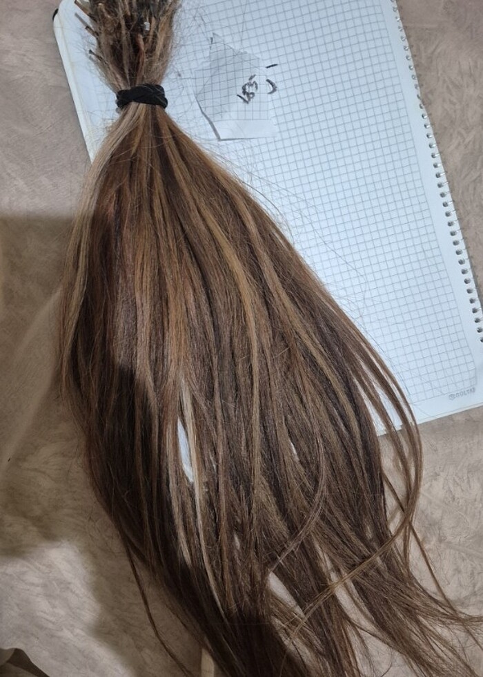 185 adet gerçek saç  - Görsel 5