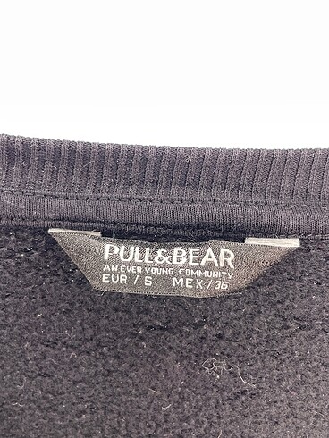 s Beden siyah Renk Pull and Bear Sweatshirt %70 İndirimli.