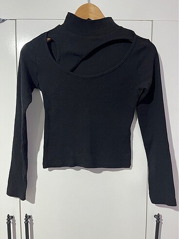 Siyah trendyol crop