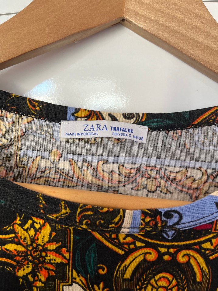 Bohem Desenli Zara Tişört - Görsel 2