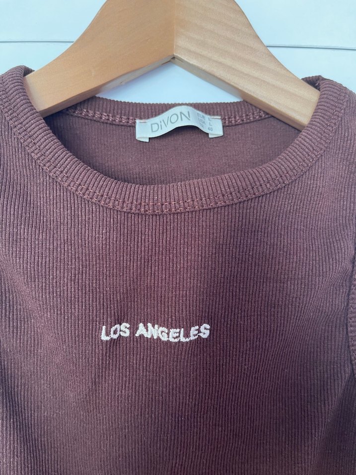 Kahverengi Kolsuz Basic Atlet - Görsel 2