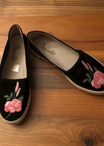 Nakışlı Süet Kadın Espadril - Görsel 2