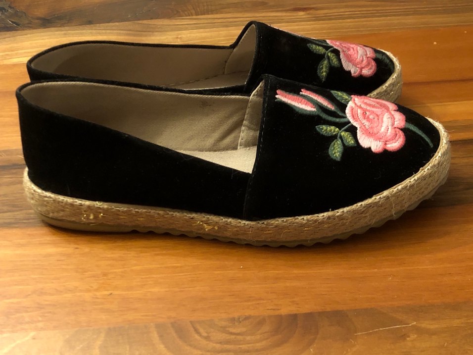 Nakışlı Süet Kadın Espadril - Görsel 3