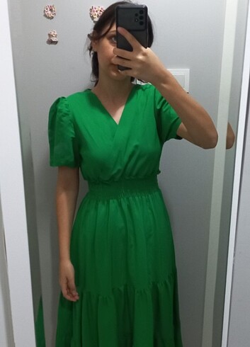 yesil renk elbise