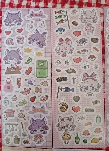Beden Hologramlı Tatlı Deco Sticker Çıkartma