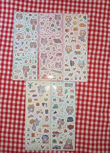 Hologramlı Tatlı Deco Sticker Çıkartma 