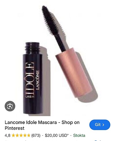 Lancome Idole maskara küçük boyu