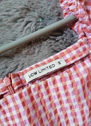 LC Waikiki Lcw pembe balon kol elbise