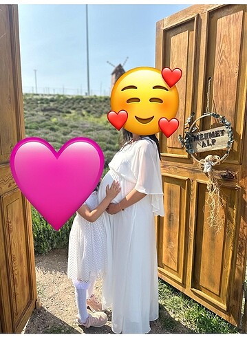 Hamile dış çekim kıyafeti
