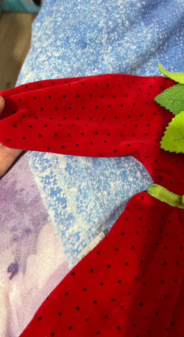 Kız Çocuk Kırmızı Nakışlı Uzun Kollu Elbise - Görsel 5