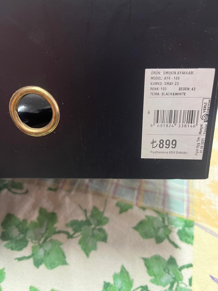 Erkek Siyah Parlak Yılan Desenli Klasik Ayakkabı - Görsel 2