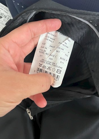 Lacivert Düğmeli damatlık - Görsel 4