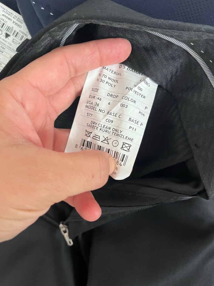 Lacivert Düğmeli damatlık - Görsel 4