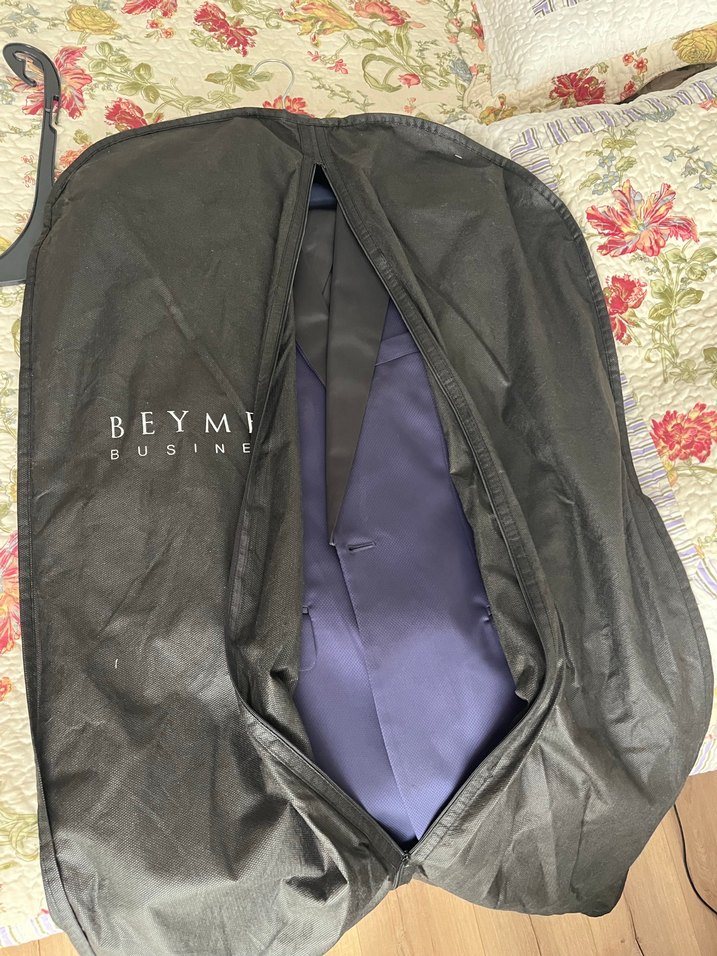 Lacivert Düğmeli damatlık - Görsel 5