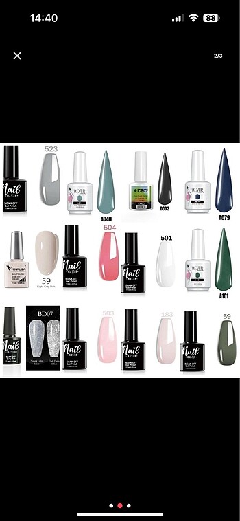 Kalıcı oje seti - Görsel 2