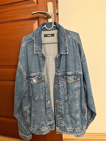 Mavi oversize ceket
