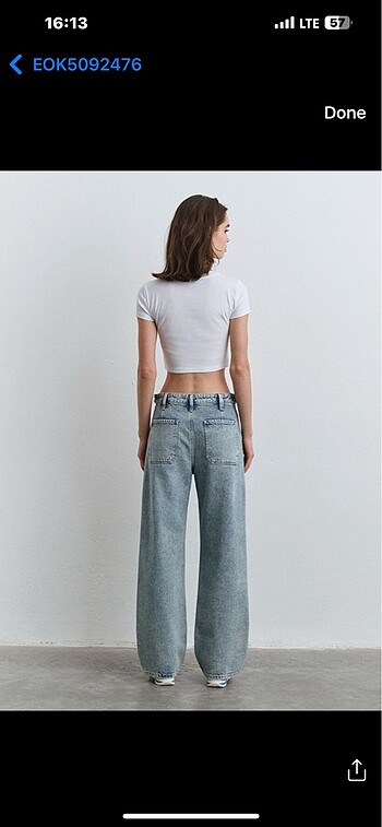 xs Beden Mavi Margot Kot Pantolon