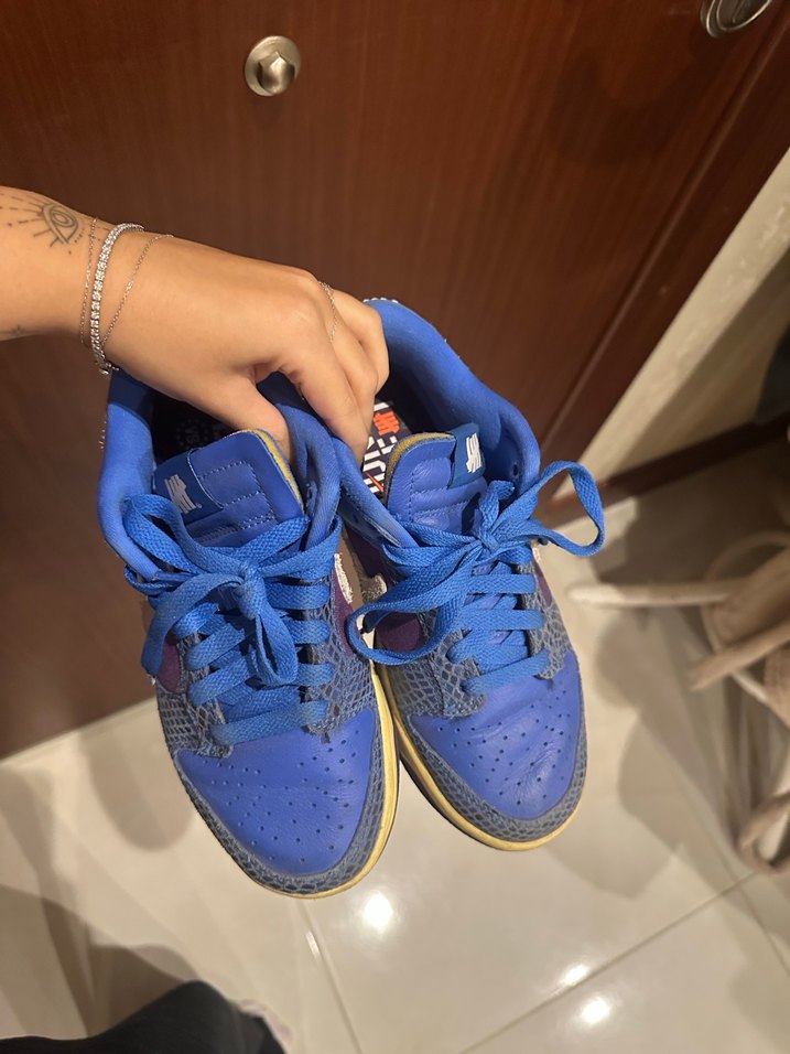 Kadın Mavi Bağcıklı Spor Ayakkabı - Görsel 2