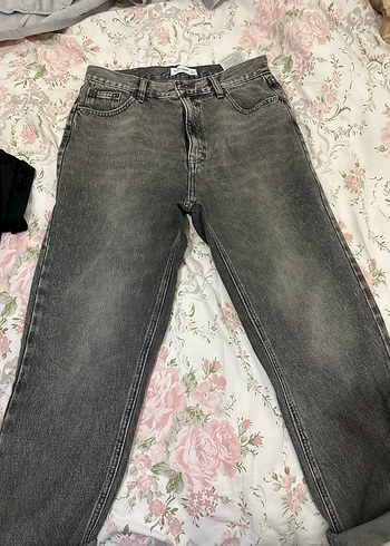 Gri kadın pantalon - Görsel 2