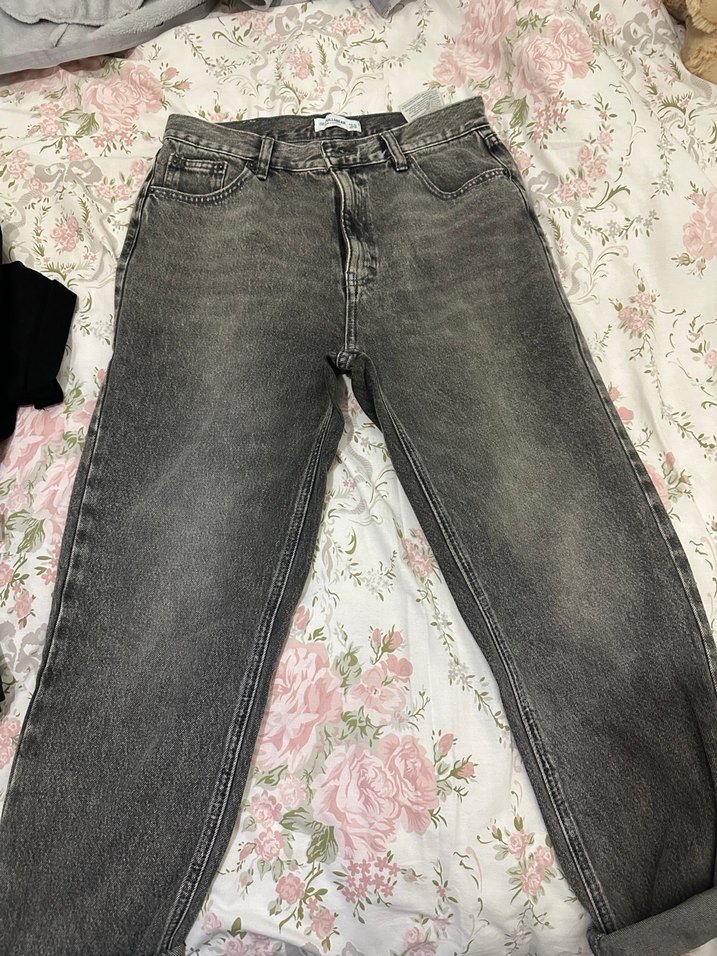 Gri kadın pantalon - Görsel 2