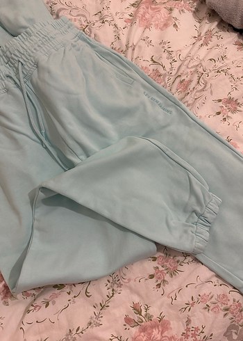 Mavi Rahat Kesim Erkek Eşofman Altı - Görsel 3