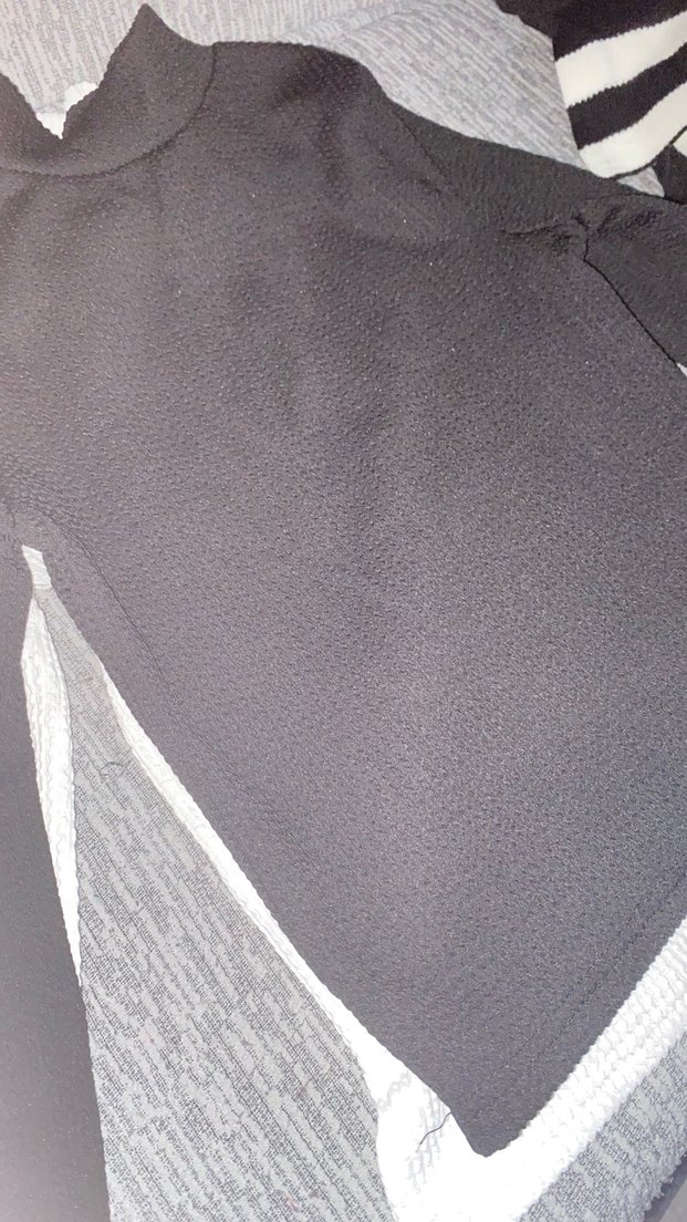 Beyaz Kadın Keten Örgü Kazak - Görsel 4