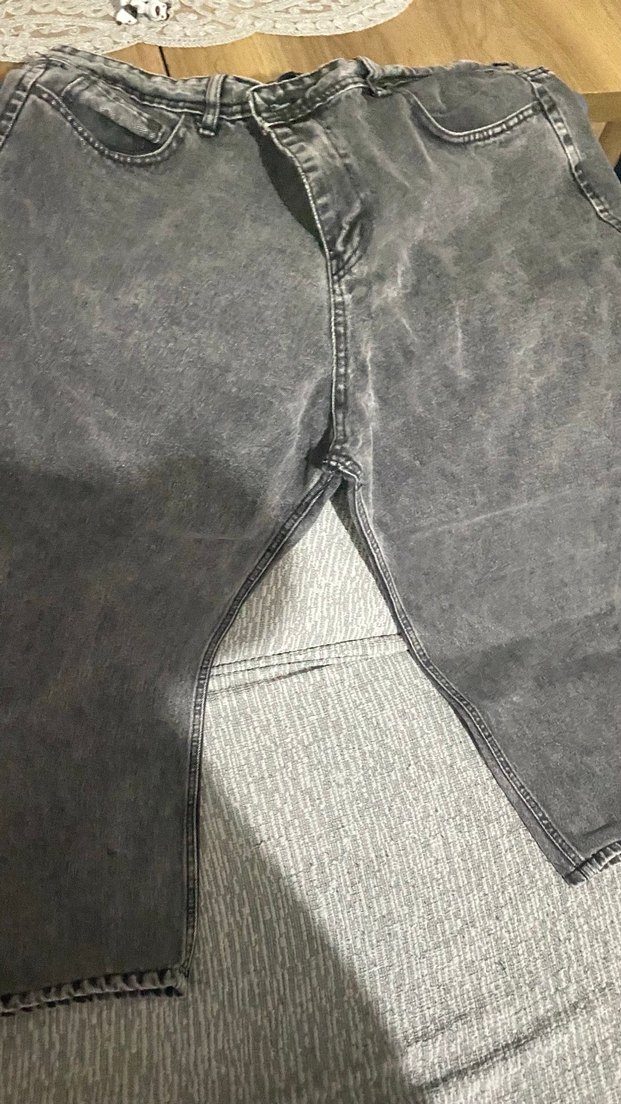 Gri Regular Fit Kadın Denim Pantolon - Görsel 2