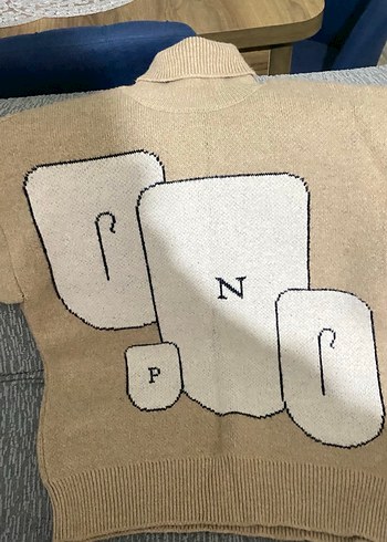 Kadın Kahverengi Triko Bisiklet Yaka Kazak - Görsel 3