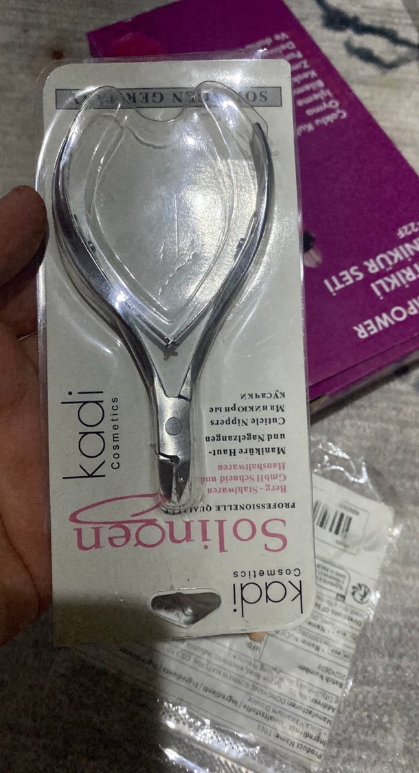 Mor Tırnak Bakım Seti ve Solingen Penset - Görsel 2