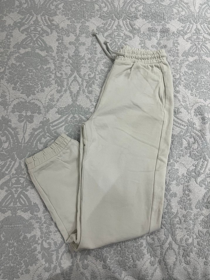 Zara Bej Rahat Kesim Kadın Eşofman Altı - Görsel 2